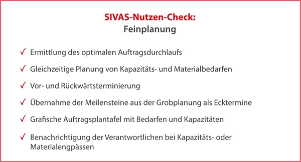 NC-Feinplanung SIVAS Feinplanung