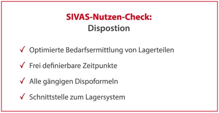 SIVAS Disposition