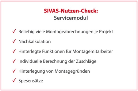 NC_Service-Modul SIVAS Servicemodul