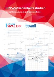SIVAS.ERP überzeugt erneut in der ERP-Zufriedenheitsstudie der Trovarit AG